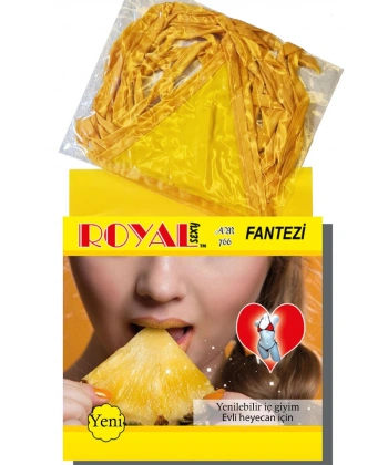 Bicomi Fantezi Tüketilebilen Yenilebilir Ananas Aromalı İç Çamaşırı Takımı