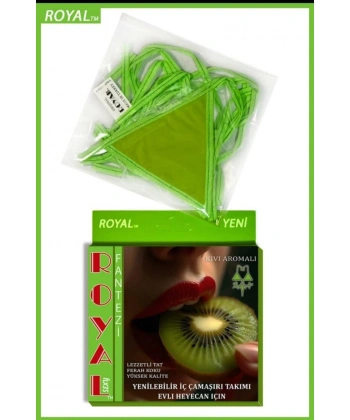 Bicomi Fantezi Tüketilebilen Yenilebilir Kivi Aromalı İç Çamaşırı Takımı