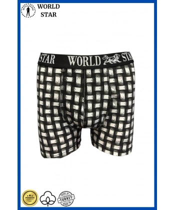 Bicomi Likralı Pamuklu Renkli Erkek Boxer