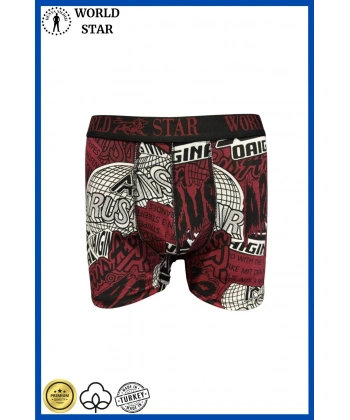 Bicomi Likralı Pamuklu Renkli Erkek Boxer