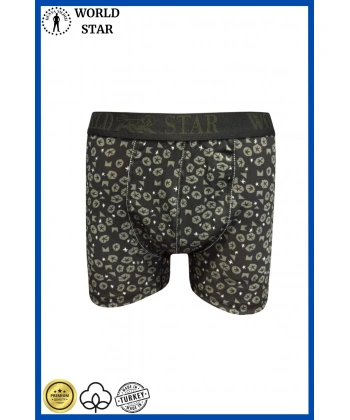 Bicomi Likralı Pamuklu Renkli Erkek Boxer