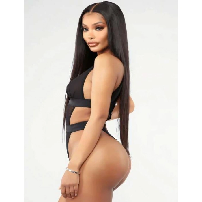 Bicomi Siyah Transparan Tül Fantezi Babydoll