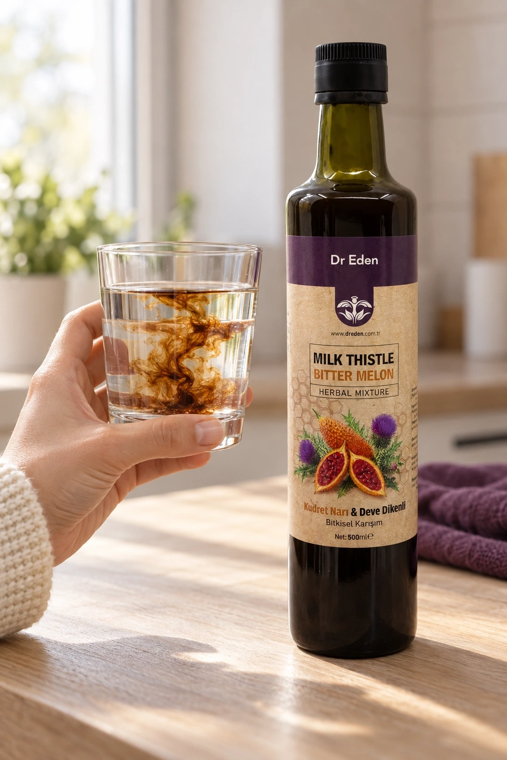 MILK THISTLE BITTER MELON - Kudret Narı & Deve Dikenli Bitkisel Karışım