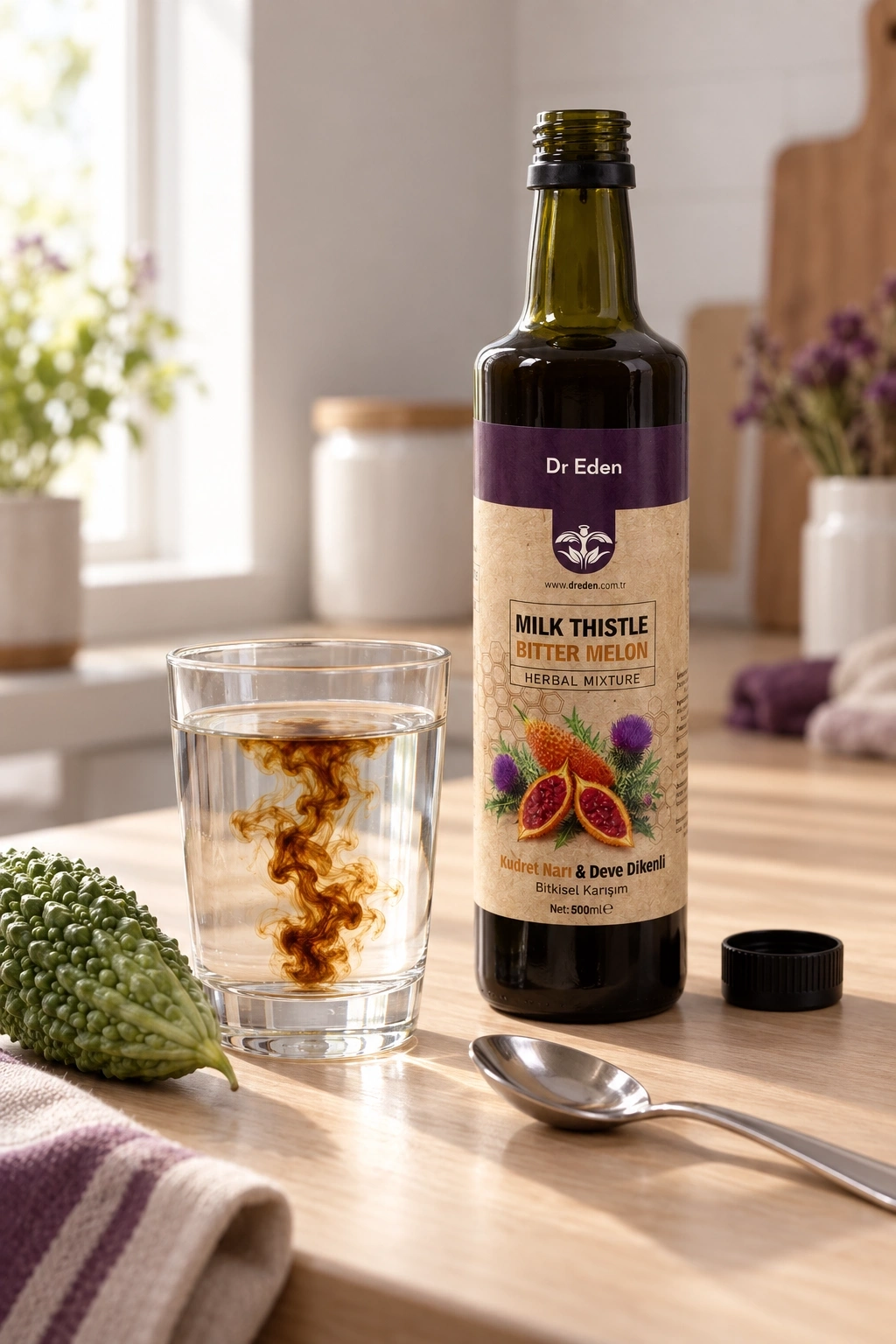 MILK THISTLE BITTER MELON - Kudret Narı & Deve Dikenli Bitkisel Karışım