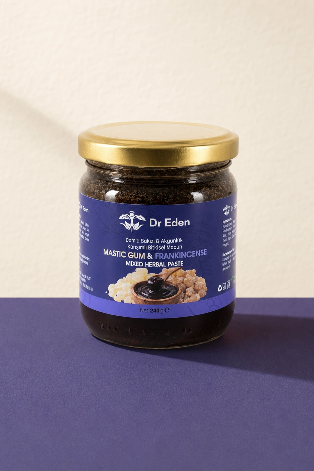 MASTIC GUM & FRANKINCENSE - Damla Sakızı & Akgünlük Karışımlı Bitkisel Macun