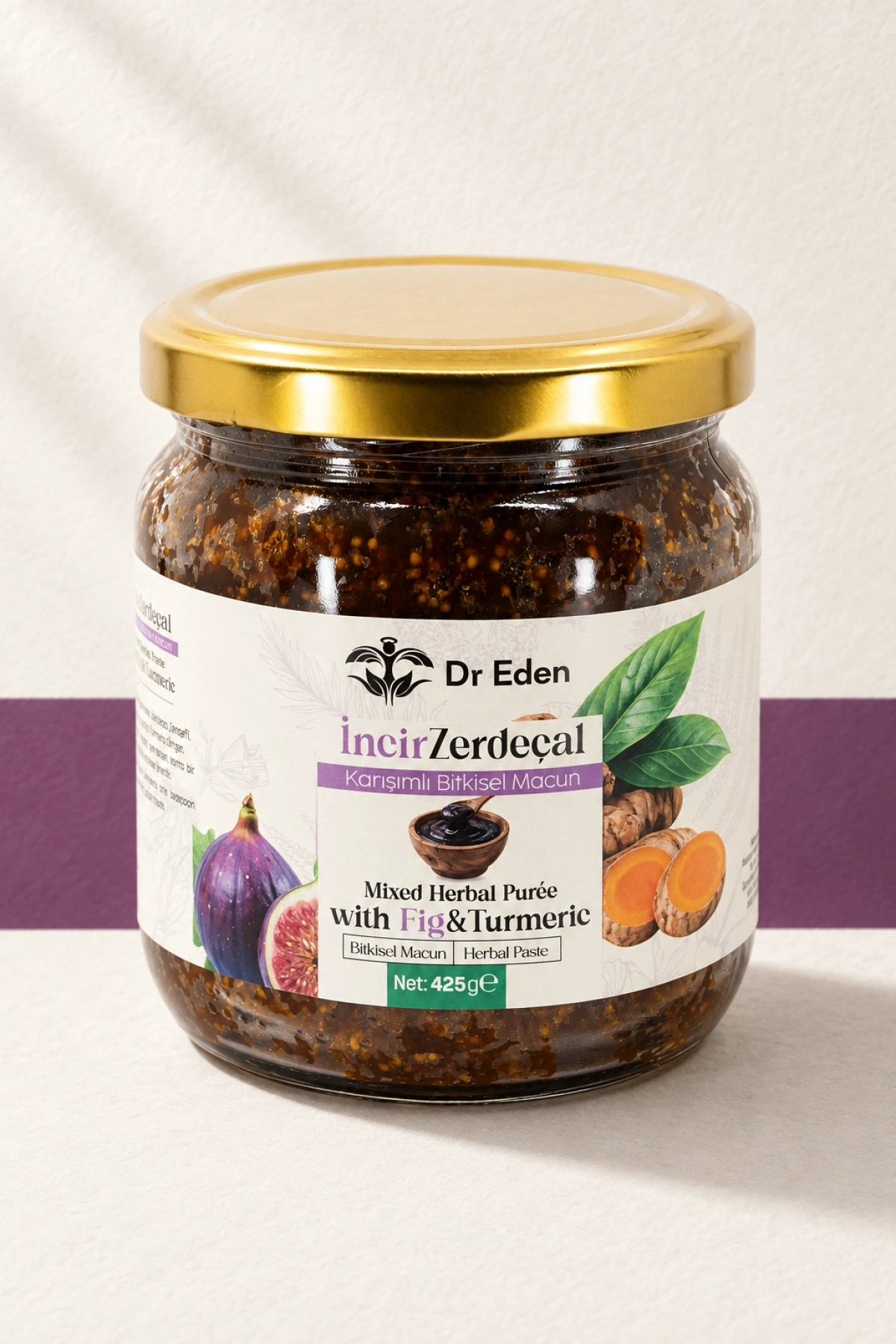WITH FIG&TURMERIC - İncir & Zerdeçal Karışımlı Bitkisel Macun