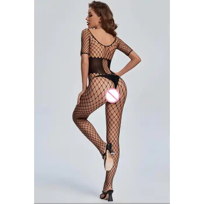 özel bölgesi açık fantazi vucut çorabı