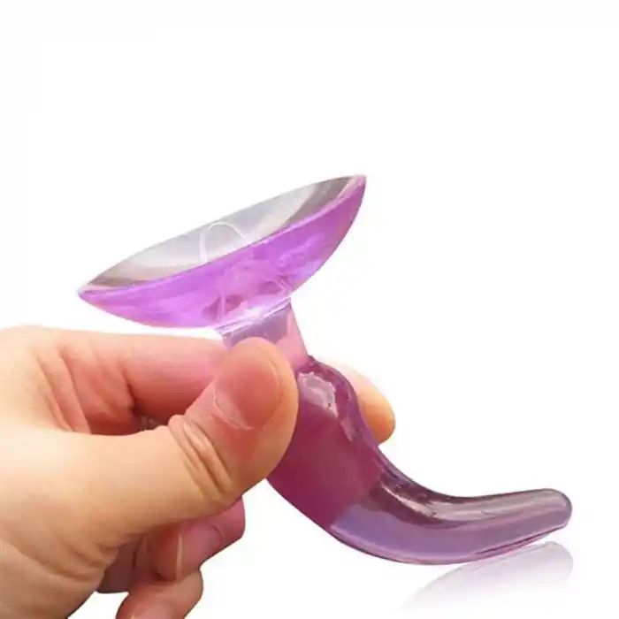 Backpart Şeffaf Yumuşak Silikon Bükülebilir 9.5cm Anal Tıkaç (Plug)