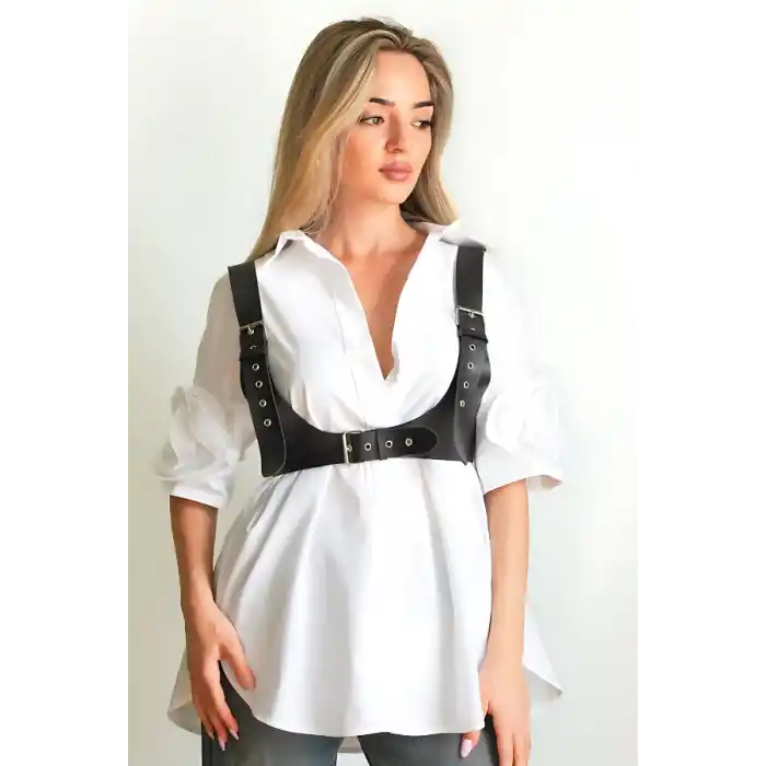 Elbise ve Gömlek Üstü Giyilebilen Deri Aksesuar