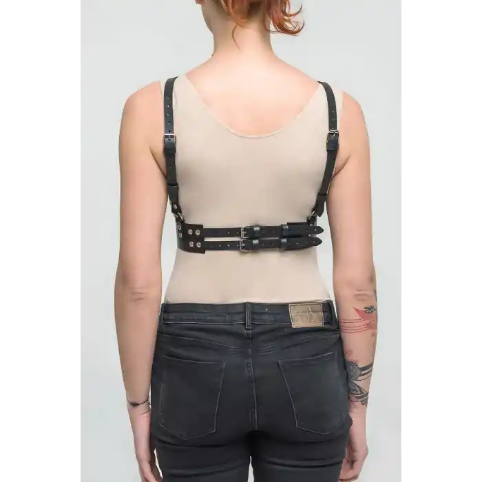 Elbise ve gömlek Üstü Giyilebilen Deri Aksesuar