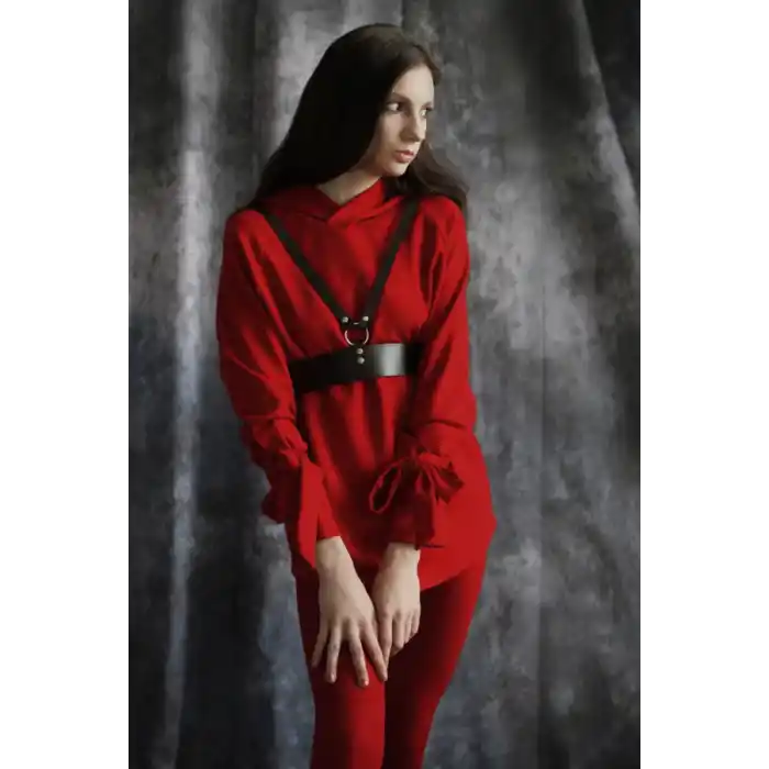 Elbise ve gömlek Üstü Giyilebilen Deri Aksesuar