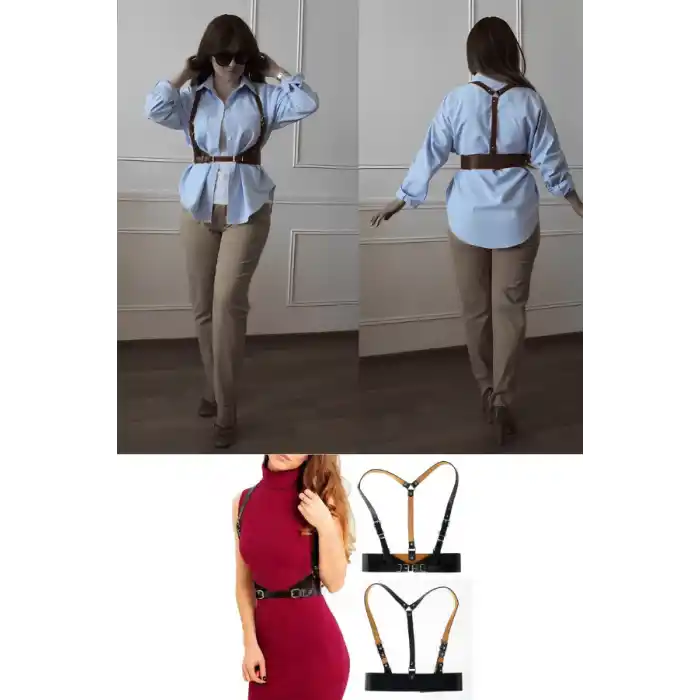 Elbise ve Gömlek Üstü Giyilebilen Deri Aksesuar