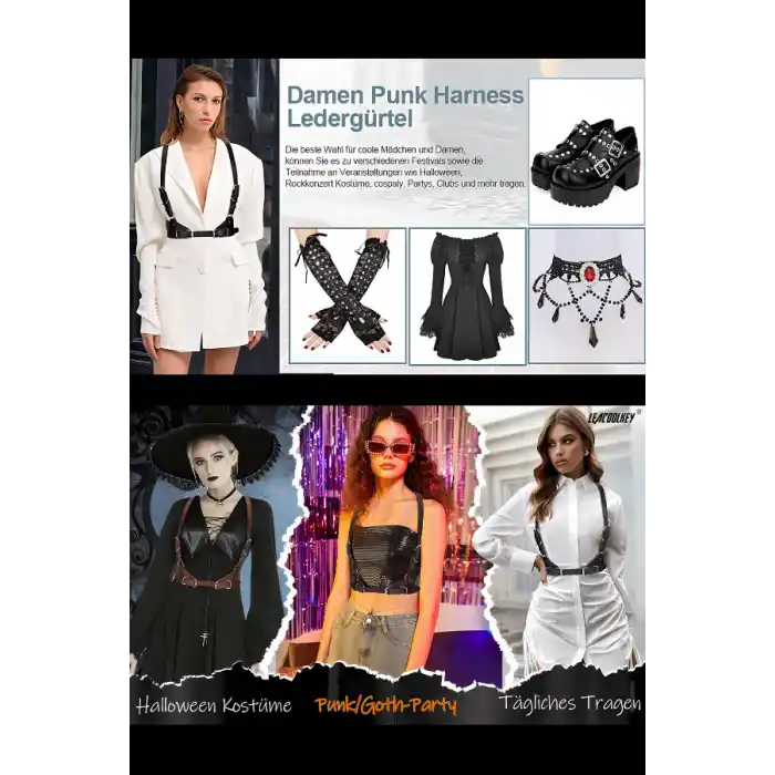 Elbise ve Gömlek Üstü Giyilebilen Deri Aksesuar