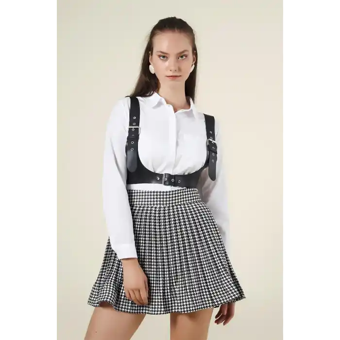 Elbise ve Gömlek Üstü Giyilebilen Deri Aksesuar