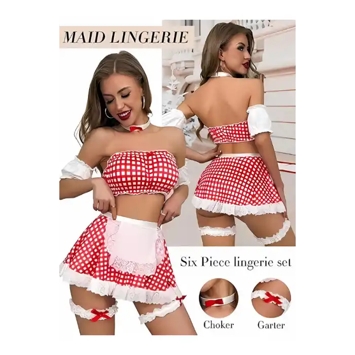 Kırmızı Etekli Gecelik