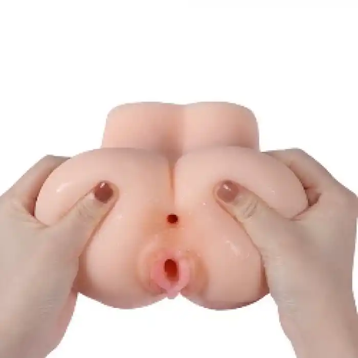 Mastero Realistik 2 İşlevli Çift Girişli Realistik Suni Vajina Anüs Kalça