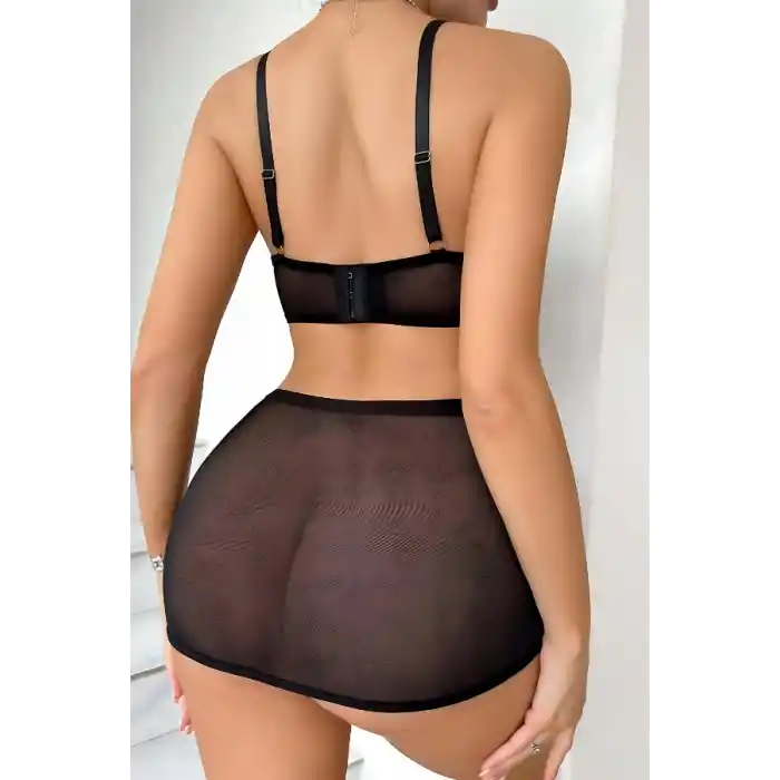 Peluş Detaylı Gecelik