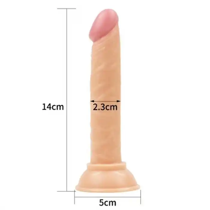 Realdo 14cm Vantuzlu Gerçekçi Dildo