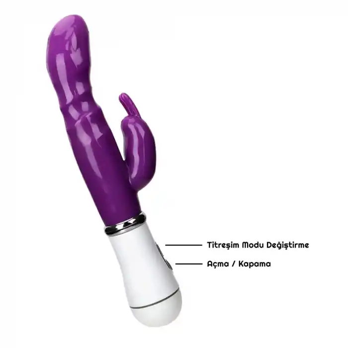Vibex 12 Hızlı Klitoris Uyarıcılı Tavşan Vibratör