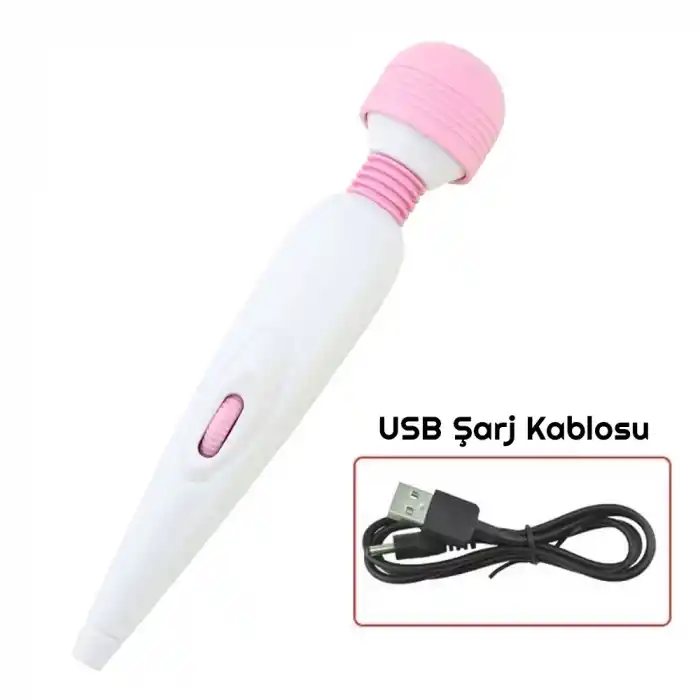 Vibex USB Şarjlı Wand Vibratör