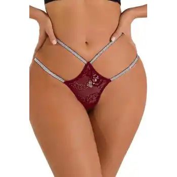 Kırmızı Taşlı tanga