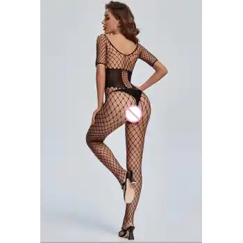 özel bölgesi açık fantazi vucut çorabı