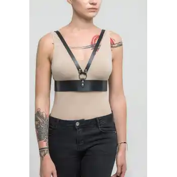 Elbise ve gömlek Üstü Giyilebilen Deri Aksesuar