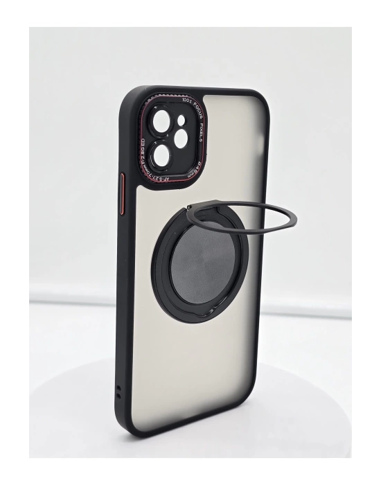 İphone 11 Kamera Koruma Lens Koruyucu Döner Standlı Kılıf