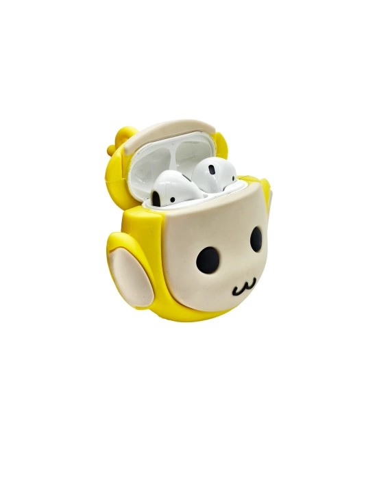 AirPods 1-2. nesil uyumlu 3D tinky winky kılıf ve anahtarlık