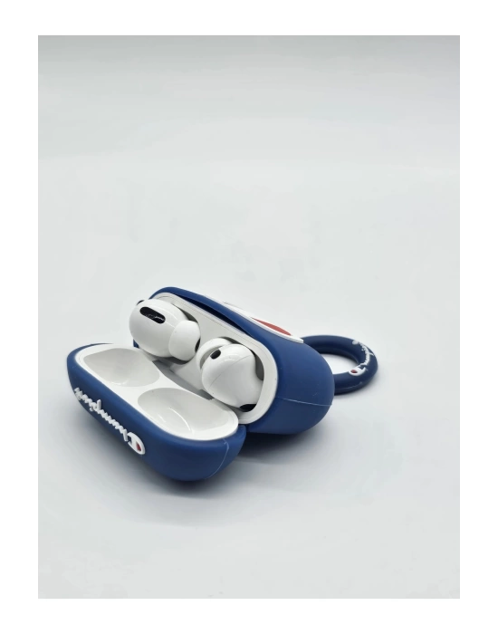 AirPods pro 1-2 nesil uyumlu champion silikon kılıf ve anahtarlık