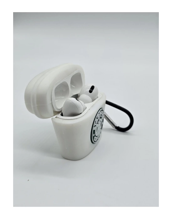 AirPods pro 1-2 nesil uyumlu starbucks figürlü 3D silikon kılıf ve anahtarlık