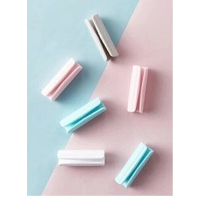 12 Adet Poşet Kapatma Düzenleyici Klipsler Poşet Klipsi