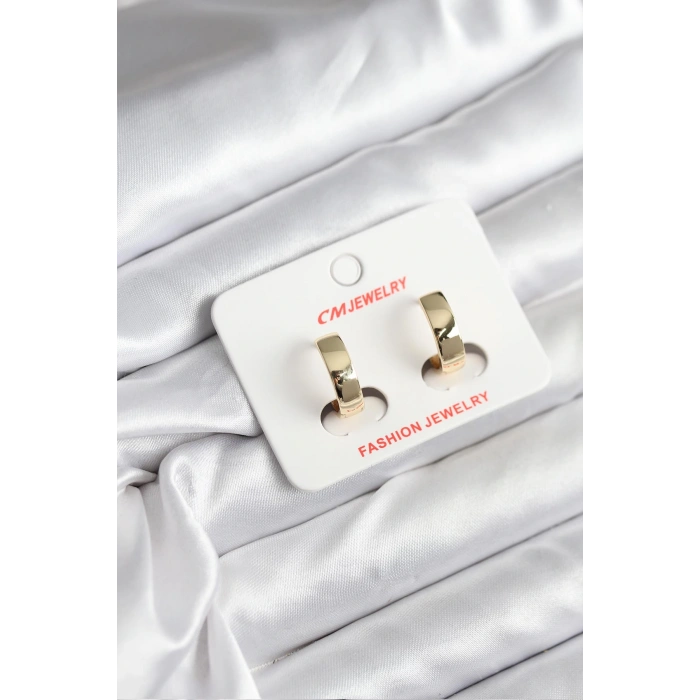 14K Gold Renk Kaplama CM Kadın Küpe