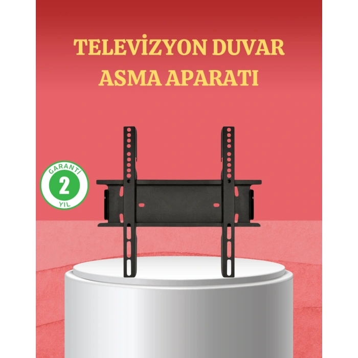 32-42 İnç TV Askı Aparatı Kolay Kurulum Düz ve Kompakt Tasarım
