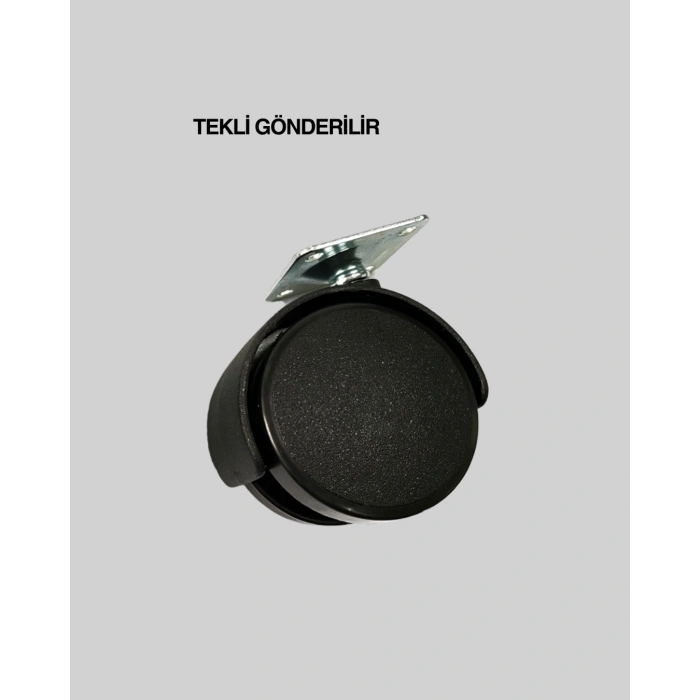 6 cm Kilitsiz Masa Ayağı Tekli Döner Tekerlek