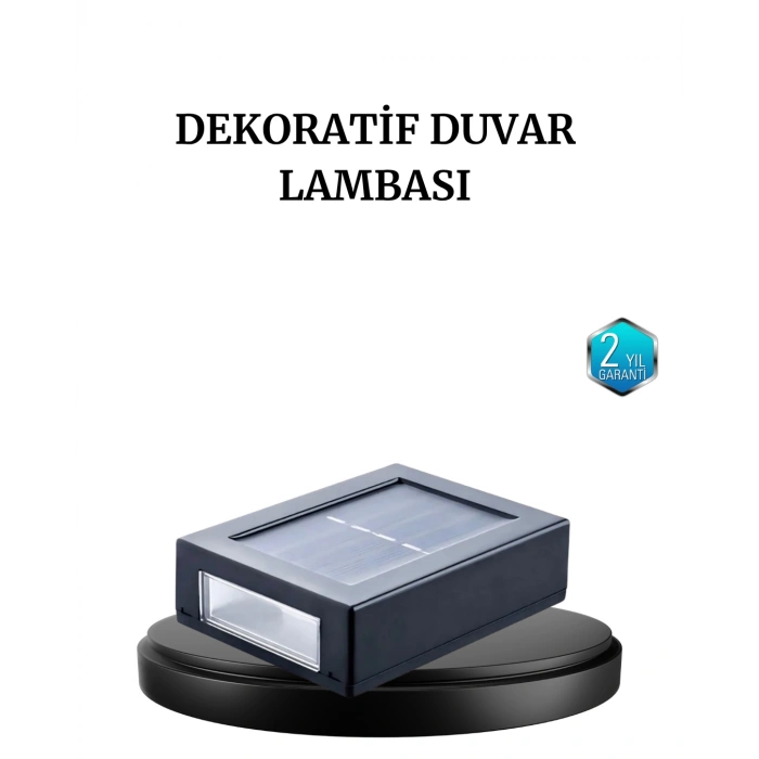 6 LED Güneş Enerjili Sensörlü Lamba – Akıllı Işık Sensörlü, Enerji Tasarruflu Bahçe Aydınlatma