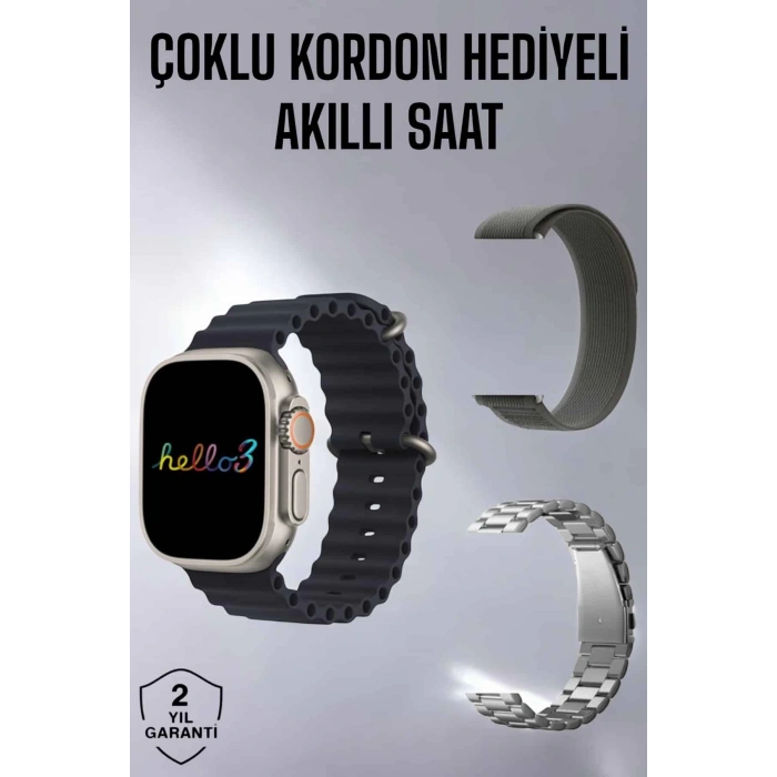 Akıllı Saat Yeni Nesil Bluetooth Bağlantılı Uyku Sağlık Takibi GPS Ve NFC Uyumlu