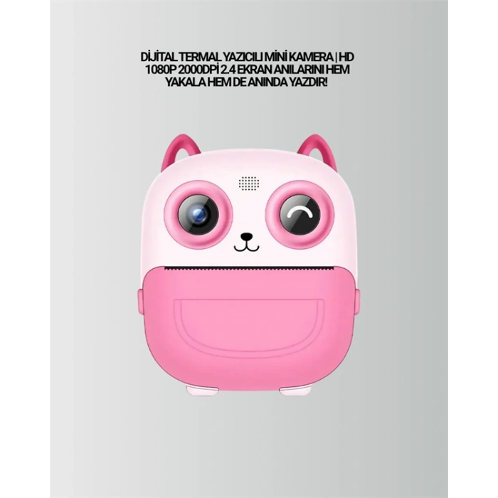 Anında Yazdıran Kamera – Çocuklara Uygun, Hafif ve Renkli