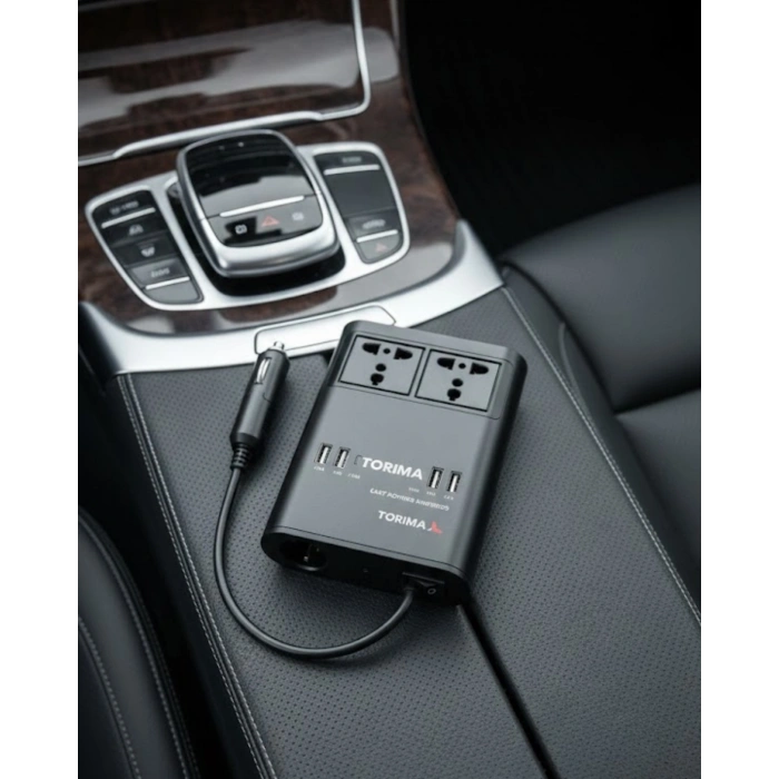 Araçta 220V Kullanım Sağlayan USB Destekli Güç İnvertörü