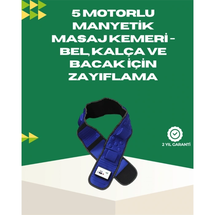 Bölgesel Masaj ve Sıkılaştırma Kemeri Fişli Kullanım