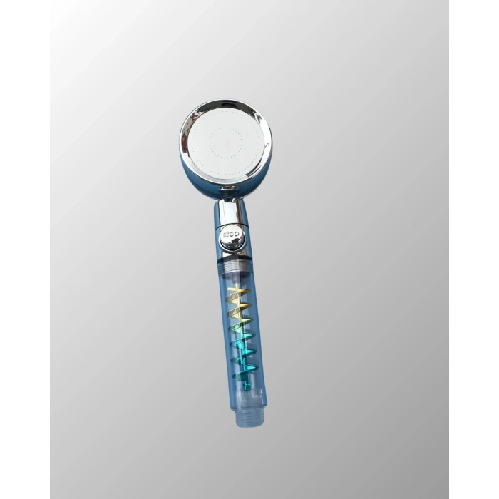 Basınçlı El Duşu Başlığı – Döner Pervaneli, Göz Kamaştıran Yağmur Etkisi