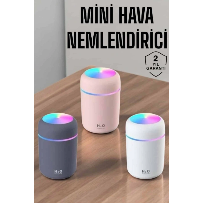 Buharlı Hava Nemlendirici Aromaterapi Renk Değiştirilebilir