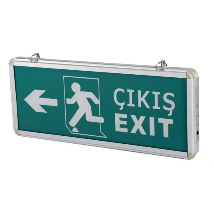 Cata 9170 Ledli Exit Çıkış Armatürü 3 Saat Akülü
