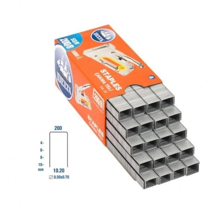 Delta 200/8 mm Zımba Teli