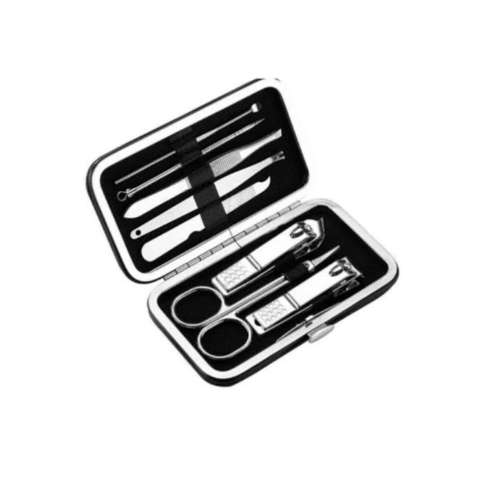 Deri Çanta Hediyeli 7 Parça Manikür-Pedikür Tırnak Bakım Seti