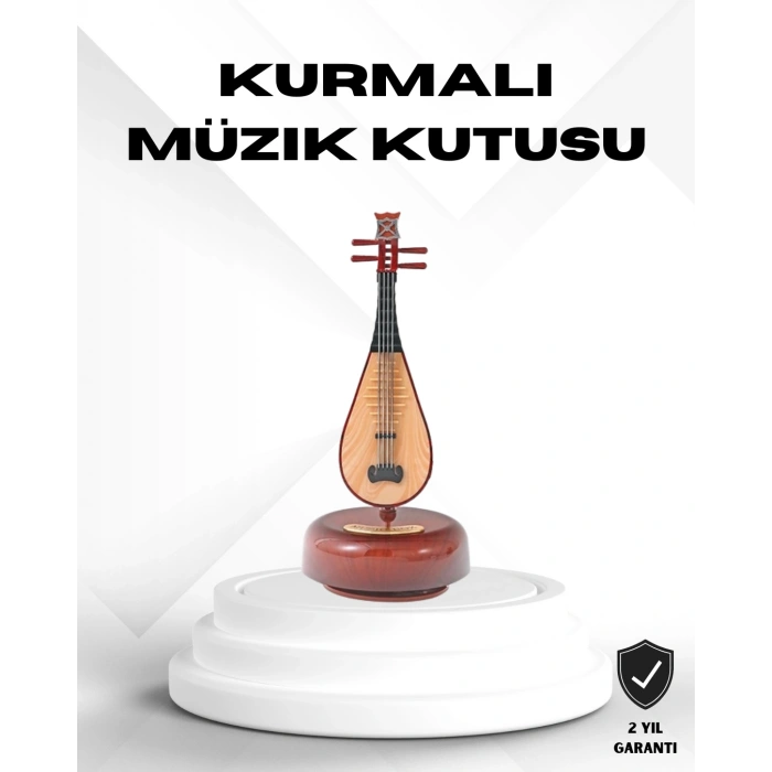 Figürlü Müzik Kutusu Zarif Melodili Dekoratif Model