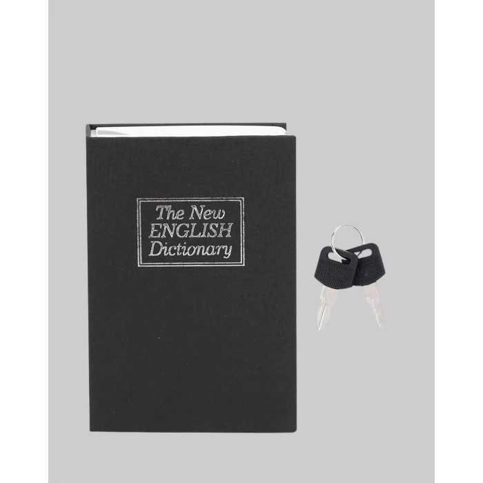 Gizli Kitap Kasa – Metal Gövdeli, Anahtarlı