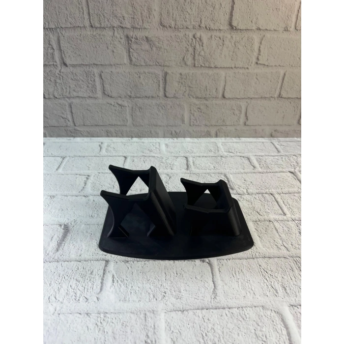 İkili Gamepad Tutucu Siyah 7x18 cm Masa ve Raf Düzeni