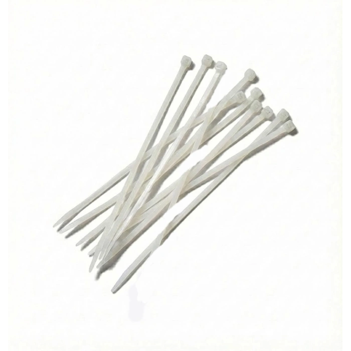 Kablo Bağı Kelepçe Cırt 4,8x400mm 10'lu Beyaz