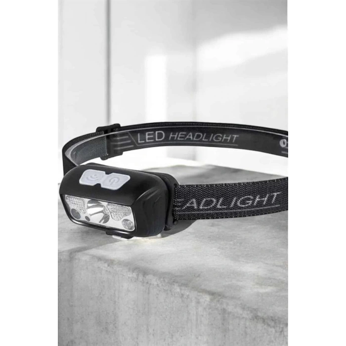 Kafa Lambası Kamp Lambası Sensörlü Şarjlı Ayarlanabilir